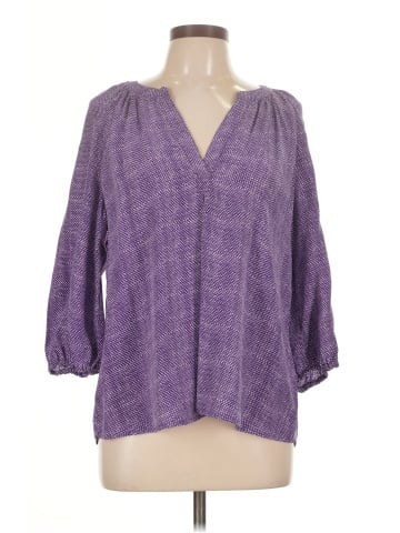 Joie 3/4 Sleeve Silk Top (view 1)