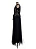 Xscape Blue Black Cocktail Dress Size 6 - photo 5