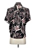 Amuse Society 100% Modal Tropical Black Short Sleeve Blouse Size XS - photo 2