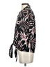 Amuse Society 100% Modal Tropical Black Short Sleeve Blouse Size XS - photo 5