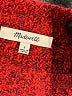 Madewell Tweed Red Pullover Sweater Size S - photo 7