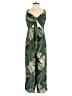 Beach Riot 100% Viscose Tropical Green Jumpsuit Size XS - photo 1