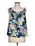 Papermoon 100% Rayon Blue Sleeveless Blouse Size L - photo 1