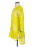 Westside 100% Viscose Yellow 3/4 Sleeve Blouse Size S - photo 5