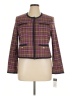 Tahari by ASL Plaid Purple Jacket Size 14 - photo 1