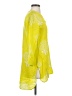 Westside 100% Viscose Yellow 3/4 Sleeve Blouse Size S - photo 4