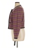 Tahari by ASL Plaid Purple Jacket Size 14 - photo 5