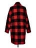 Lucky Brand Plaid Red Coat Size M - photo 2