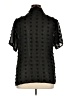 Unbranded 100% Polyester Black Short Sleeve Blouse Size XL - photo 2