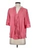 Maison d' Amelie 100% Polyester Pink 3/4 Sleeve Blouse Size S - photo 1