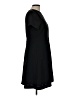 Ann Taylor Solid Black Casual Dress Size 12 (petite) - photo 4