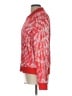 St. John 100% Viscose Print Red Track Jacket Size L - photo 5