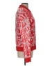 St. John 100% Viscose Print Red Track Jacket Size L - photo 4