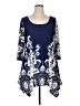 White Mark Blue Casual Dress Size 1X - photo 1