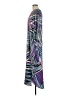 IMAN 100% Polyester Purple Casual Dress Size M - photo 5