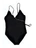 Shein Solid Black One Piece Swimsuit Size XL - photo 1