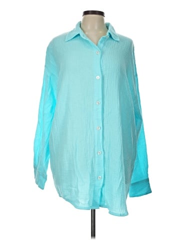 Vitamin A Long Sleeve Button-Down Shirt (view 1)