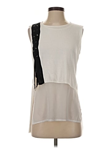 Zara W&B Collection Sleeveless Blouse (view 1)