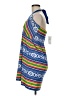 Joy Joy Print Blue Casual Dress Size M - photo 5