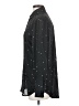 Equipment 100% Polyester Stars Black Long Sleeve Blouse Size S - photo 5