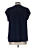 Signature Studio Blue Short Sleeve Blouse Size L - photo 2
