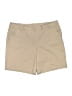 Just My Size Solid Tan Khaki Shorts Size 24 - photo 1