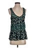 LC Lauren Conrad 100% Polyester Green Sleeveless Top Size XS - photo 1