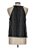 Hem & Thread Black Sleeveless Blouse Size L - photo 2