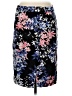 Talbots Floral Black Casual Skirt Size 6 - photo 1