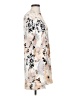 Fossil 100% Polyester Print Ivory Casual Dress Size 4 - photo 4
