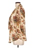 Love on a Hanger 100% Polyester Tan 3/4 Sleeve Blouse Size L - photo 5