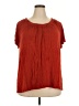 C established 1946 Red Short Sleeve Blouse Size XL - photo 1