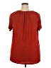 C established 1946 Red Short Sleeve Blouse Size XL - photo 2