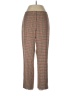 Tommy Hilfiger Plaid Brown Casual Pants Size 12 - photo 1
