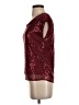 Unbranded 100% Polyester Burgundy Short Sleeve Top Size S - photo 5