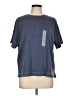 Old Navy 100% Cotton Blue Short Sleeve Top Size L - photo 1
