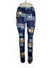 Lularoe Graphic Blue Leggings Size 1X (Tall & Curvy) - photo 1