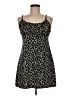 Nine Britton Animal Print Black Casual Dress Size M - photo 1