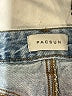 PacSun 100% Cotton Hearts Blue Denim Shorts Size 26 waist - photo 3