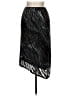 Syrup Metallic Black Silver Formal Skirt Size L - photo 2