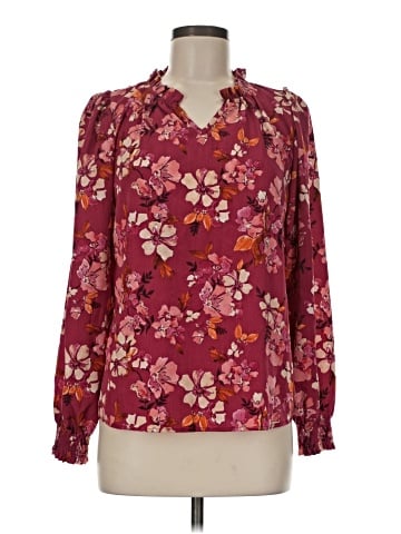 Les Amis Long Sleeve Blouse (view 1)