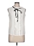 Unbranded 100% Polyester White Sleeveless Blouse Size L - photo 1