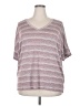 CALVIN KLEIN JEANS Gray Short Sleeve Top Size XXL - photo 1