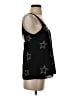 Chaser 100% Polyester Stars Black Sleeveless Top Size XS - photo 4