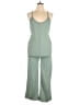 Sincerely Jules Solid Green Jumpsuit Size L - photo 1
