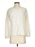 Faherty 100% Cotton Ivory Long Sleeve Blouse Size S - photo 1