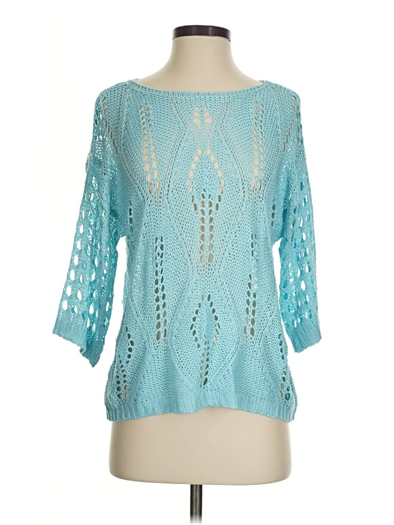 Shade & Shore Pullover Sweater In Blue