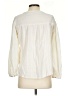 Faherty 100% Cotton Ivory Long Sleeve Blouse Size S - photo 2