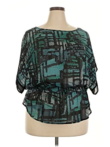 Miss Tina by Tina Knowles 3/4 Sleeve T-Shirt (view 1)