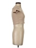 Assorted Brands 100% Cotton Tan Short Sleeve Turtleneck Size S - photo 4